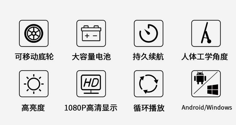 戶外移動水牌廣告機(圖6)